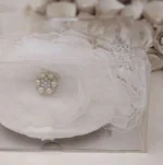 Vintage inspired Audrey Birdcage Bridal Fascinator by Lovett & Co