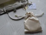 Vintage inspired Feather Bag with Diamante Clasp by Lovett & Co and Mirror