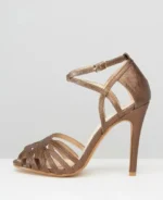 High Heel Bronze Sandals by True Decadence