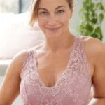 Lace Overlay Bra by Avon in Rose