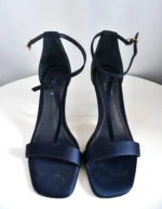 Dark Navy Midnight High Heel Sandals in Size 6 by Hobbs London