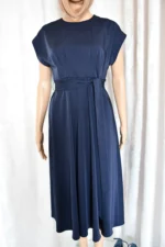 Dark Navy Midnight Dress in Petite Size 8 by Hobbs London