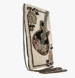 Beaded Crossbody Handbag Guitar Player by Mary Frances