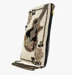 Beaded Crossbody Handbag Guitar Player by Mary Frances