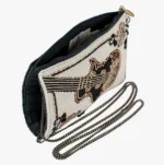 Beaded Crossbody Handbag Guitar Player by Mary Frances