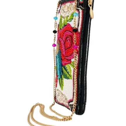 Beaded Crossbody phone bag Hello Gorgeous by Mary Frances.