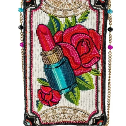 Beaded Crossbody phone bag Hello Gorgeous by Mary Frances.