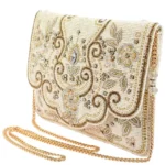 Beautiful Handmade Beaded Crossbody Handbag by Mary Frances