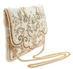 Beautiful Handmade Beaded Crossbody Handbag by Mary Frances