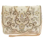 Beautiful Handmade Beaded Crossbody Handbag by Mary Frances