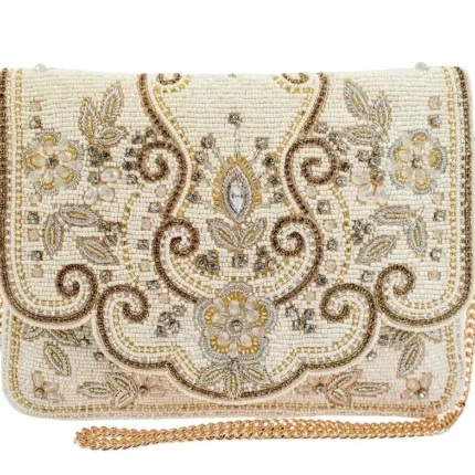 Beautiful Handmade Beaded Crossbody Handbag by Mary Frances