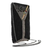 Beaded Crossbody phone bag Make it Dirty by Mary Frances