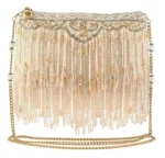 Beaded Crossbody Handbag 'Sugar Coated' by Mary Frances, vintage 1920s style.