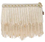 Beaded Crossbody Handbag 'Sugar Coated' by Mary Frances, vintage 1920s style.