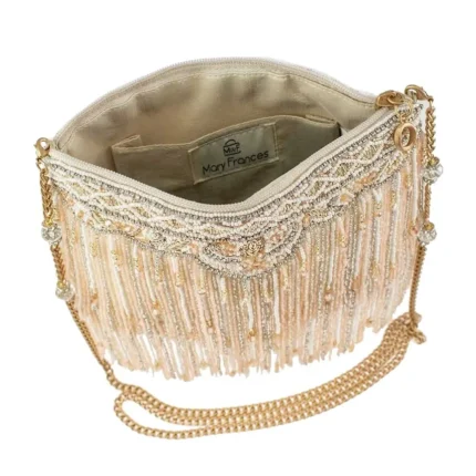 Beaded Crossbody Handbag 'Sugar Coated' by Mary Frances, vintage 1920s style.