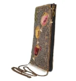 Beaded Crossbody phone bag Wine Pairing by Mary Frances