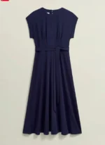 Dark Navy Midnight Dress in Petite Size 8 by Hobbs London