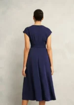 Dark Navy Midnight Dress in Petite Size 8 by Hobbs London