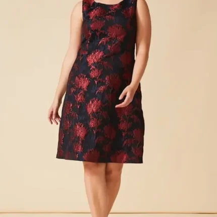 Multicoloured Greta Jacquard Dress Size 20 by Studio 8 Phase Eight