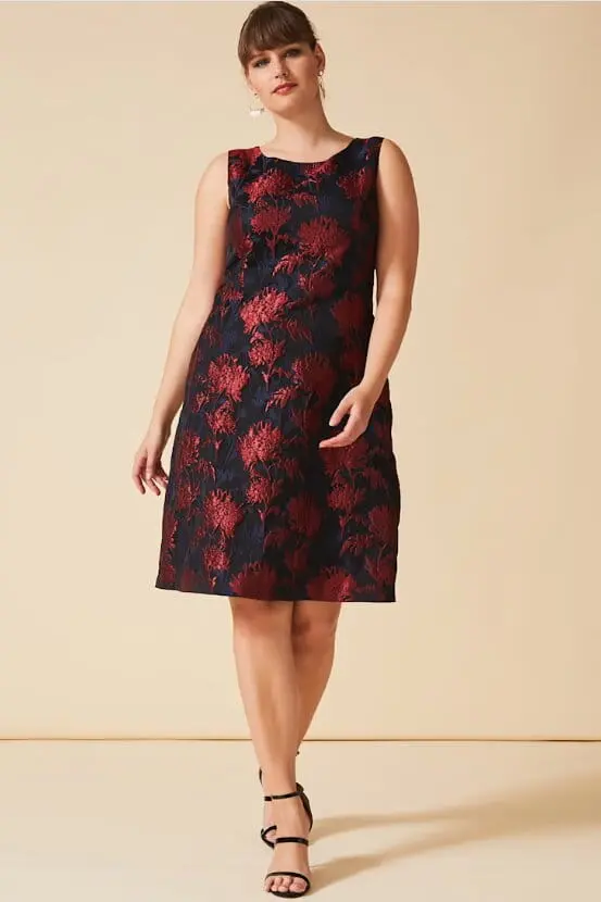 Multicoloured Greta Jacquard Dress Size 20 by Studio 8 Phase Eight