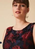 Multicoloured Greta Jacquard Dress Size 20 by Studio 8 Phase Eight